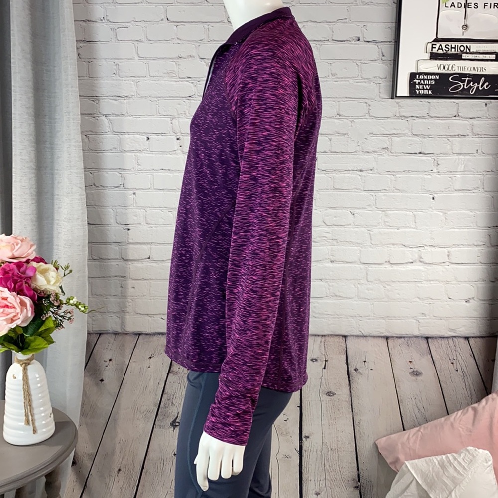 Ideology Purple/Pink Pullover Activewear Top Size: Medium - Picture 6 of 17